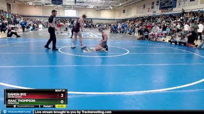 145 lbs Champ. Round 1 - Damon Bye, Dover-Eyota vs Isaac Thompson, Princeton