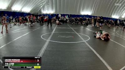 110 lbs Round 7 (8 Team) - Jacob Morgan, Crossroads Wrestling vs Tye Cobb, Noke RTC