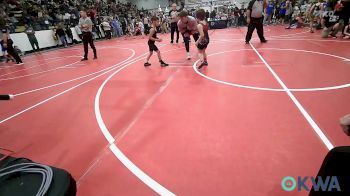 55 lbs Consi Of 8 #2 - Noah Smith, Wagoner Takedown Club vs Grant Pigeon, Hulbert High School