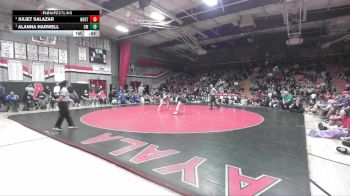 135 lbs 1st Place Match - Alanna Harwell, St. Mary`s vs JULIET SALAZAR, Northview