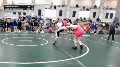 175 lbs 11th Place - Charlie Wilder, Hingham vs Matthew Thibaudeau, Mt. Hope