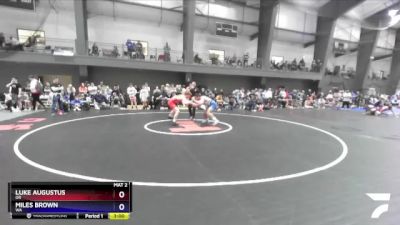 165 lbs Champ. Round 1 - Luke Augustus, OR vs Miles Brown, WA
