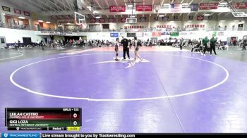 123 lbs Quarterfinal - Gigi Loza, Central Methodist University vs Leilah Castro, Campbellsville University