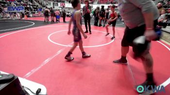 80 lbs Consi Of 8 #2 - Brayden Barajas, Grove Takedown Club vs Ean Howard, Vinita Kids Wrestling