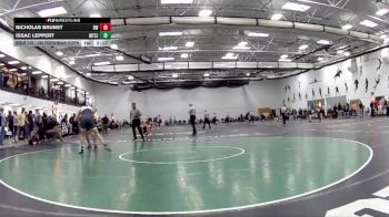 165 Freshman/Soph Semifinal - Nicholas Brunst, Baldwin Wallace vs Issac Leppert, Mount St Joseph