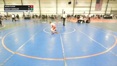 95 lbs Round Of 32 - Jaxon Flood, TN vs Wesley Shingler, PA