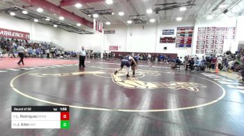 190 lbs Round Of 32 - Luke Rodriguez, Morgan vs Jordan Allen, Notre Dame-Fairfield