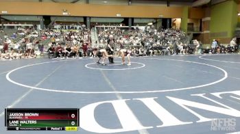 106 lbs Semifinals (8 Team) - Lane Walters, SALINA vs Jaxson Brown, BLACKWELL