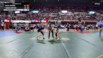 G - 135 lbs Champ. Round 1 - Tierra Hoffert, Billings Skyview Girls vs Malia Gergen, Frenchtown Girls