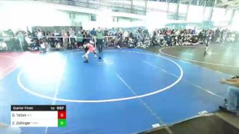 70 lbs Quarterfinal - Gatlan Talbot, Atc vs Zade Zollinger, Thorobred