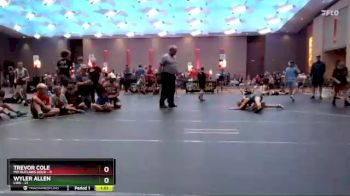 74 lbs Semis & 1st Wrestleback (8 Team) - Trevor Cole, MO Outlaws Gold vs Wyler Allen, LWA