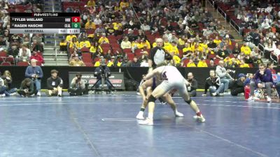 2A-144 lbs Semifinal - Ragen Hasche, Central Lyon/George-Little Rock vs Tyler Wieland, Independence