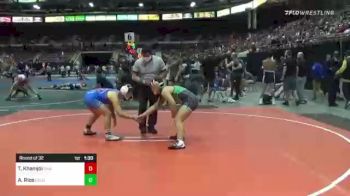 130 lbs Round Of 32 - Taydem Khamjoi, Swamp Monsters vs Angelyia Rios, Columbia