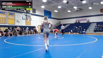 133 lbs Round 4 (6 Team) - Evan Coble, Neosho County Community College vs Hoyt Hvass, North Idaho College