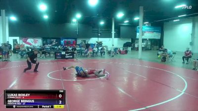 110 lbs Placement Matches (16 Team) - Lukas Boxley, Connecticut vs George Bringus, Missouri Red