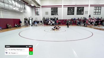 132 lbs Consi Of 16 #2 - Randy Del Ray Rodriguez, Christopher Columbus vs Max Thune, Charlotte Latin