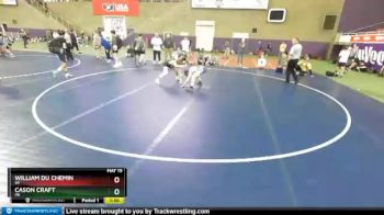 94 lbs Semifinal - William Du Chemin, WI vs Cason Craft, OK