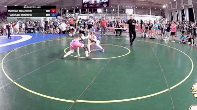 130 lbs Quarters - Marisa McCartin, APEX Girls Wrestling vs Abigail Mozden, Samurai Wrestling Club