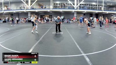 72 lbs Round 5 (8 Team) - Bradey Bleich, Mat Assassins Black vs Damien Hernandez, Kraken