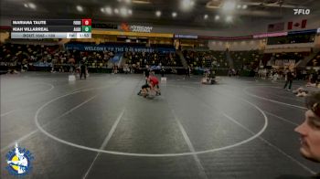 130 lbs 11th Place Match - Mariana Taute, Fort Dodge vs Kiah Villarreal, Algona