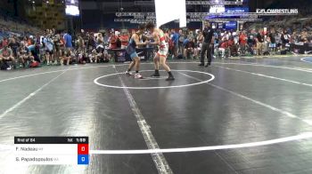 138 lbs Rnd Of 64 - Fin Nadeau, Montana vs Sotiros Papadopoulos, Massachusetts
