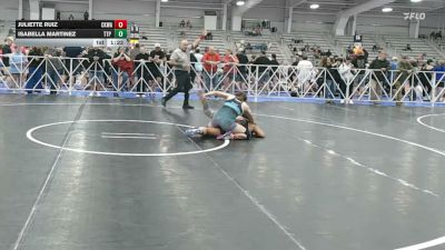 114 lbs Rr Rnd 2 - Juliette Ruiz, CKWA - HSG vs Isabella Martinez, TTP Wrestling - HSG
