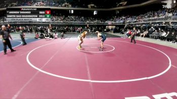 6A 138 lbs 5th Place Match - Andrew Tarango, El Paso Eastwood vs Dimitri Bao-Washington, Cypress Falls