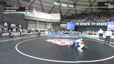 Boys 1A 106 lbs Cons. Round 3 - Tony Rodriguez, Cashmere vs Reid Hanson, Naches Valley