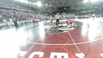 Girls 1B/2B/1A 145 Cons. Round 2 - Jillian Jones, Kalama (Girls) vs Charly Berteaux, Mossyrock (Girls)