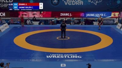 53 kg Finals 1-2 - Jin Zhang, China vs Carla Jaume Soler, Spain