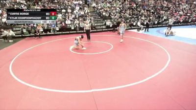 6A 132 lbs Quarterfinal - Curtis Borge, Westlake vs Kylan Xoumphonphackdy, Westlake