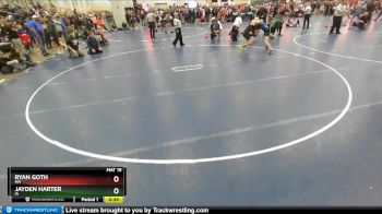 114 lbs Cons. Round 3 - Jayden Harter, IA vs Ryan Goth, MN