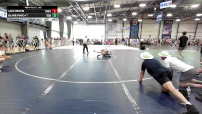 95 lbs Rr Rnd 2 - Jack Beech, Funk University vs Blake Foucht, Team RJN