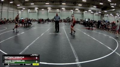 180 lbs Round 2 - Mason Chamberlain, Steller Trained vs Matthew Gorbatuk, Yale Street Wrestling Club