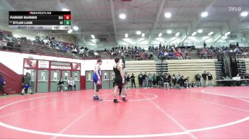 144 lbs Champ. Round 2 - Dylan Lane, Hamilton Southeastern vs Parker Barnes, Bluffton