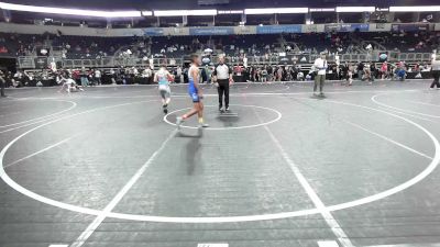92 lbs 7th Place - Daxton Stewart, Vian vs Alexander Martinez, Maize WC