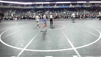 92 lbs 7th Place - Daxton Stewart, Vian vs Alexander Martinez, Maize WC