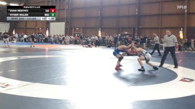 112 lbs Rr Rnd 1 - Evan Restivo, Faith Christian Academy vs Ryder Walsh, Wrestlers Way