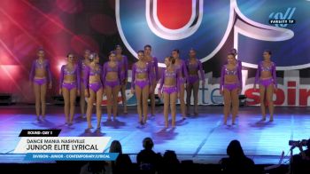 Dance Mania Nashville - Junior Elite Lyrical [2025 Junior - Contemporary/Lyrical Day 1] 2025 USA All Star Dance Super Nationals