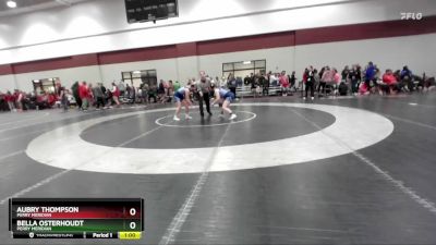 125 lbs Cons. Round 3 - Aubry Thompson, Perry Meridian vs Bella Osterhoudt, Perry Meridian