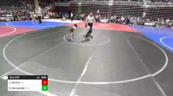 54 lbs Consi Of 4 - Johnny Strand, Top Of The Rock WC vs Oscar Hernandez, Gering WC