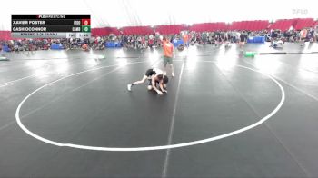 120 lbs Round 3 (8 Team) - Cash OConnor, Cameron B vs Xavier Foster, Illinois Top Dawgs Orange