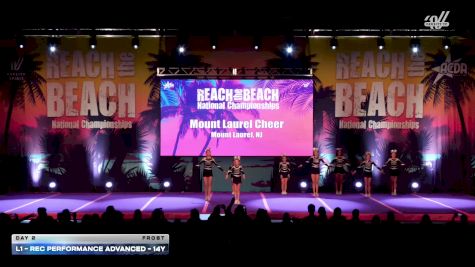 L1 - Rec Performance Advanced - 14Y [2026 Day 2 Frost] 2026 ACDA Reach the Beach Rec Nationals
