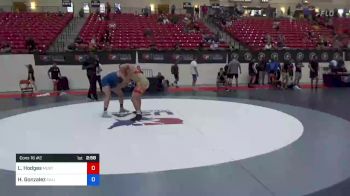 87 kg Cons 16 #2 - Lucas Hodges, Mustang Wrestling Club vs Hunter Gonzalez, California