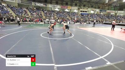 125 lbs Round Of 16 - Isaiah Cunico, Team Pueblo vs Tyler Coats, Bear Cave