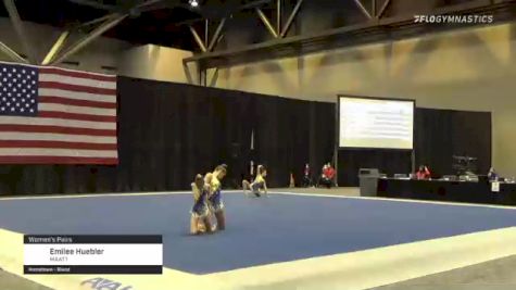 Emilee Huebler - Women's Pairs, MAATT - 2021 USA Gymnastics Championships