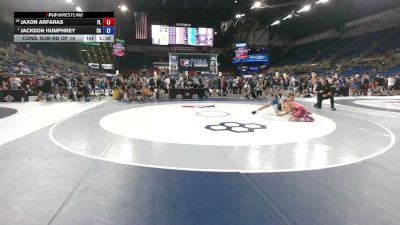 144 lbs Cons. Sub-rd Of 16 - Jaxon Arfaras, Florida vs Jackson Humphrey, California