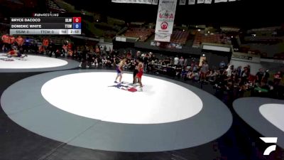 106 lbs Bryce Dacoco, SJWA - San Joaquin Wrestling Association vs Domenic White, TCWA - Tri-Counties Wrestling Association