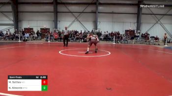 174 lbs Semifinal - Malik Settles, New England College vs Nick Almonte, Springfield