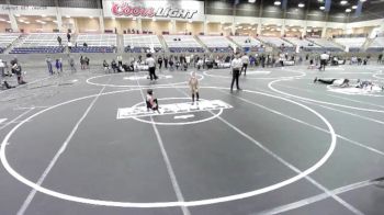 43 lbs Semifinal - Zayden Axtell, Duran Elite vs Sailor Roberts, Wesley WC